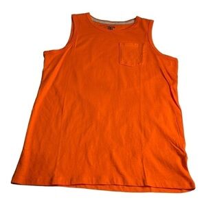 Spotted Zebra Orange Tank Top Size XXL